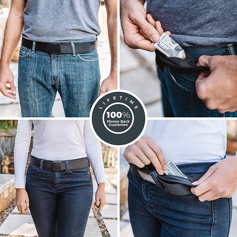 Money Belt Hidden - Anti-Hırsızlık Seyahat Bel Çantası 120 cm