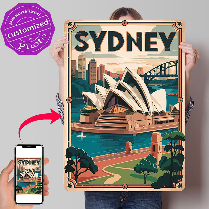 Travel Accessories Sydney - Sydney Seyahat 3D Doku Baskılı Poster