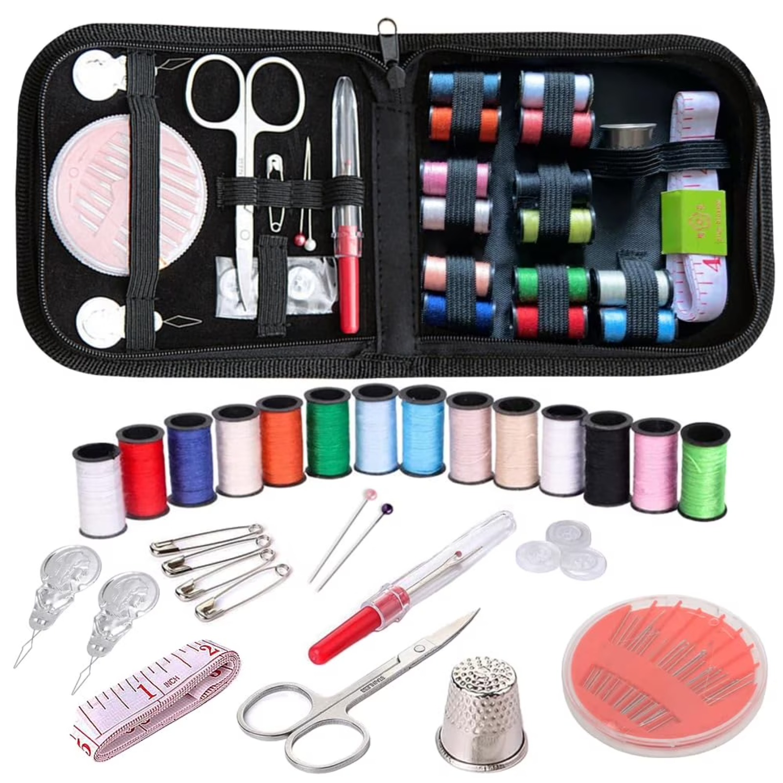 Travel Accessories To Sew - Seyahat Dikiş Seti, 59 Parçalı Seyahat