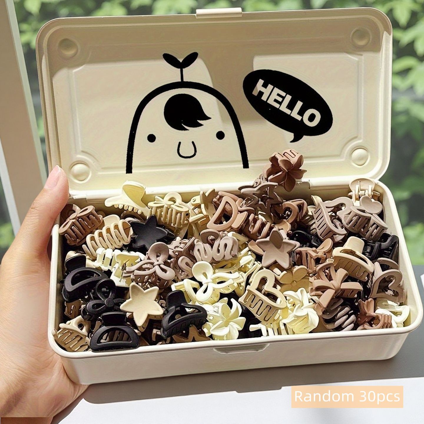 Travel Accessories Essentials - 10/20/30 adet Bej Karışık Paket Küçük