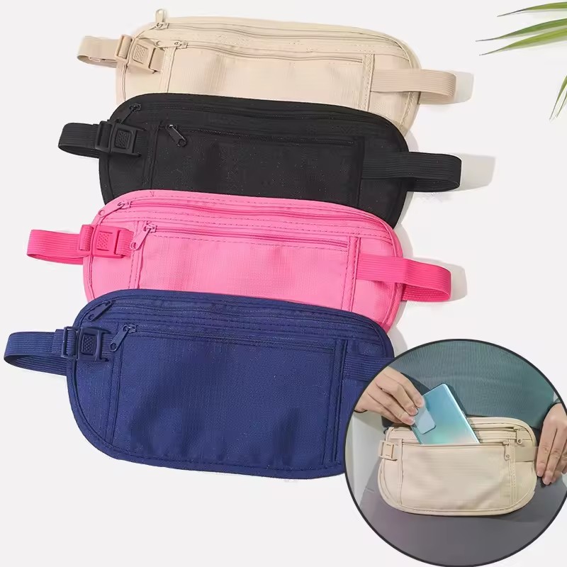 Money Belt Hidden - Spor Koşu Bel Çantası Görünmez Seyahat
