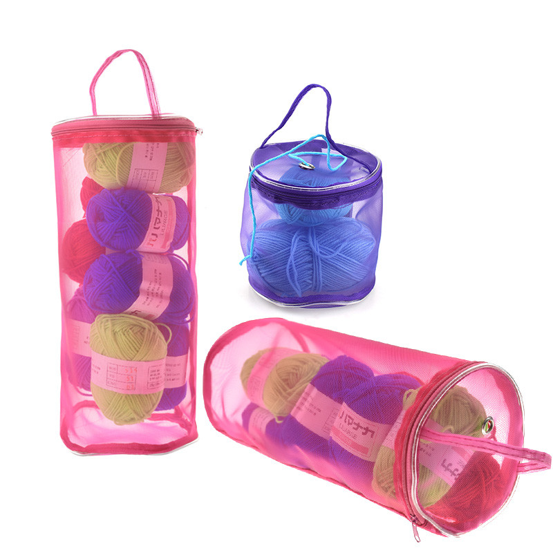 Travel Accessories To Sew - KOKNIT örgü iplik yuvarlak dantel çanta