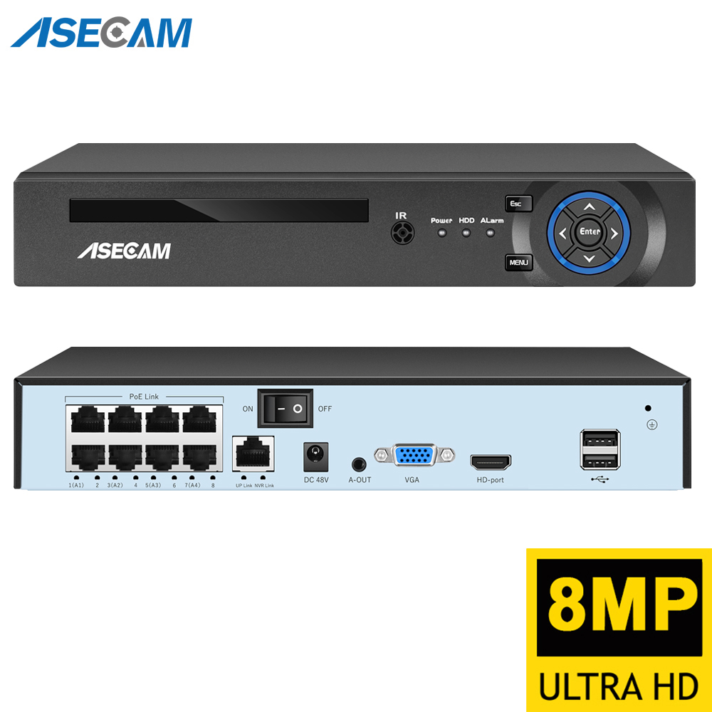 Travel Accessories Uk - Süper 8MP POE NVR Video Kaydedici