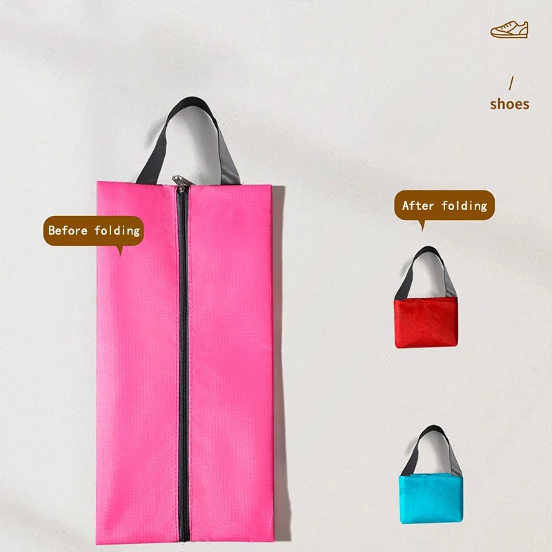 Travel Ziplock Bags - 1 Adet Taşınabilir Oxford Kumaş Ayakkabı