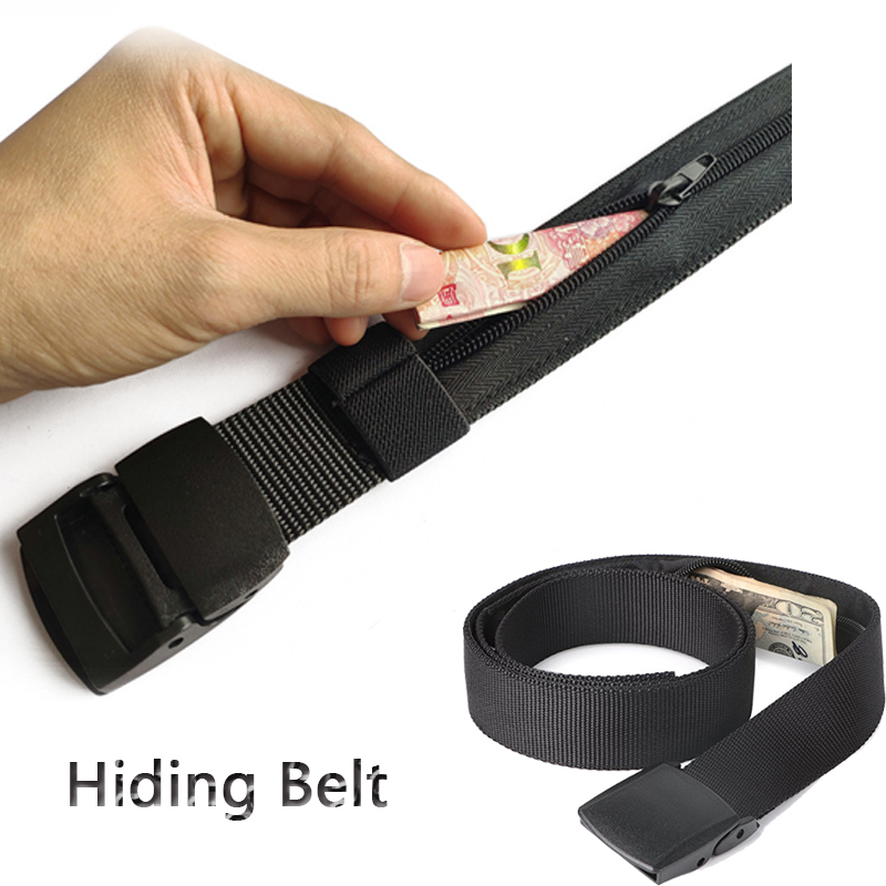 Money Belt Hidden - Nakit Anti Hırsızlık Kemer Seyahat Siyah