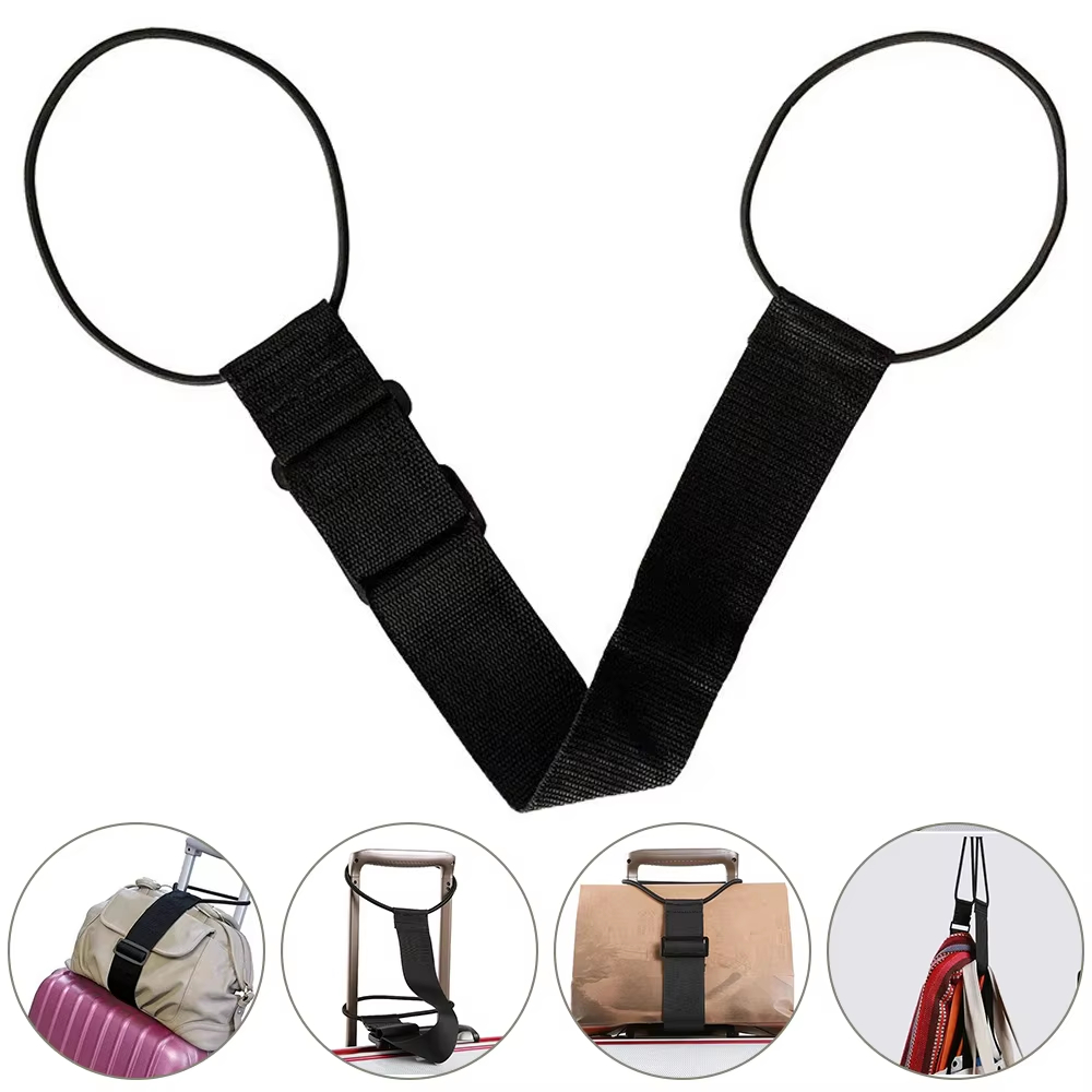 Travel Accessories Plane - 2 adet ayarlanabilir elastik bagaj askısı