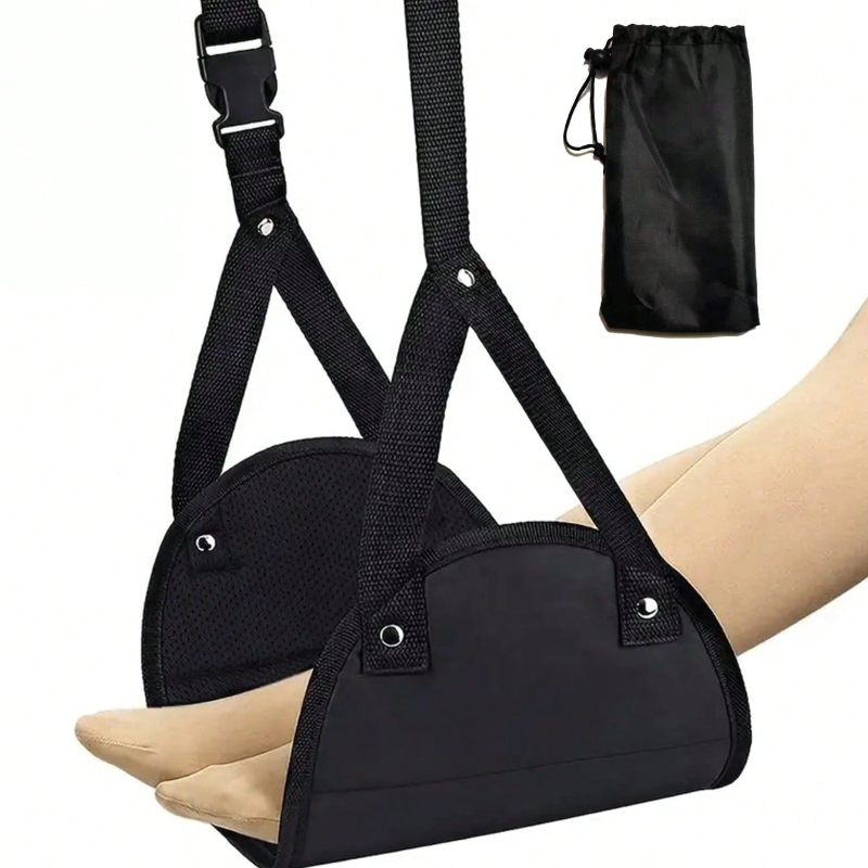 Travel Accessories For Train - Taşınabilir Ayarlanabilir Ayak Dayama Hamağı, Uçak