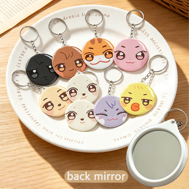Travel Accessories Wholesale - 8 adet KPop ATEEZ Kompakt Anahtarlık