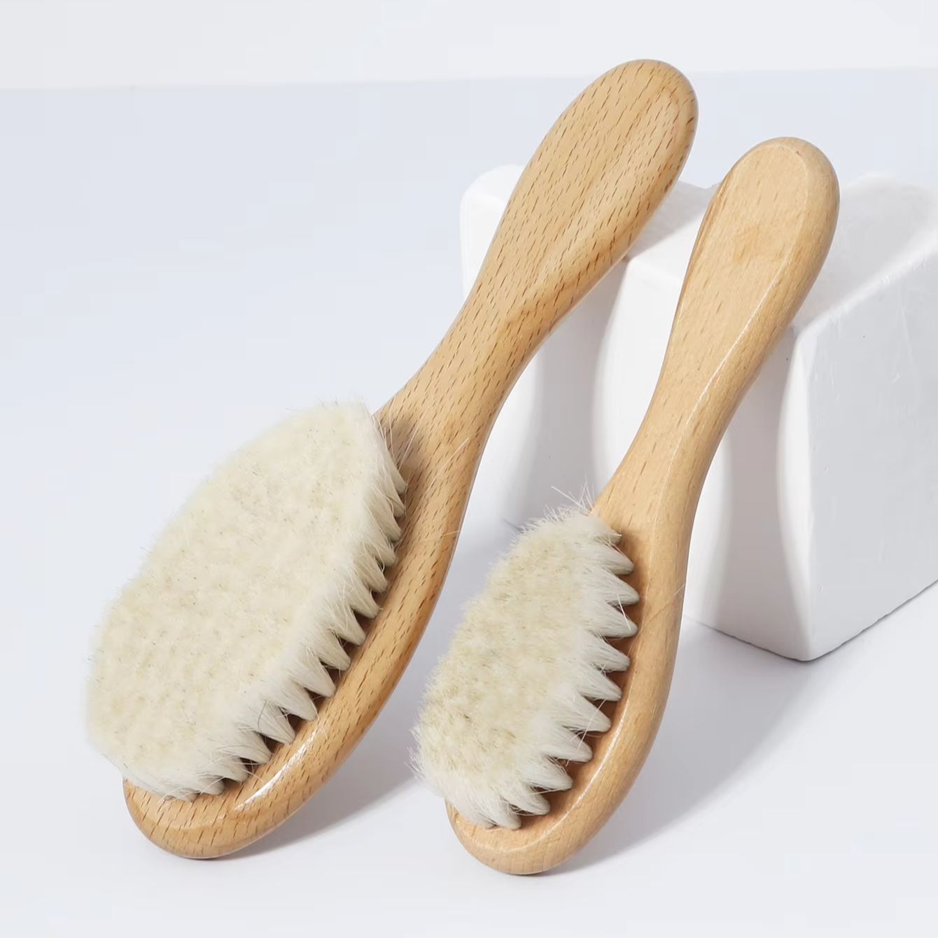 Travel Accessories Essentials - Ahşap Saplı Ultra Yumuşak Keçi Kılı