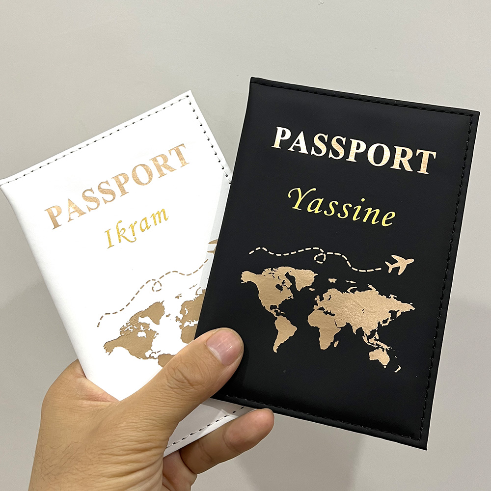 Travel Accessories Plane - Yeni sevimli kişiselleştirilmiş pasaport kapağı düzlem