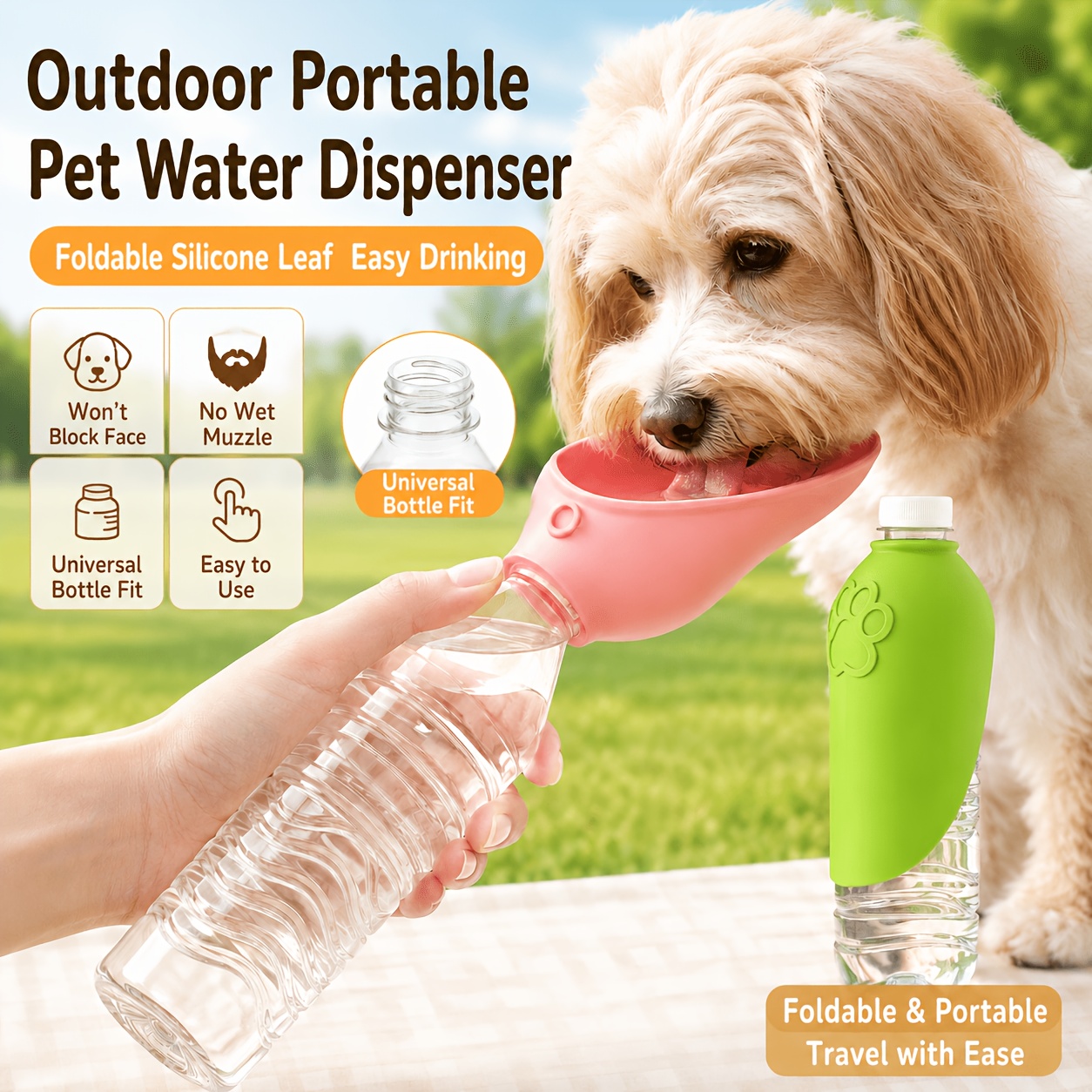Travel Accessories Dog - Taşınabilir Açık Hava Su Kabı Köpek