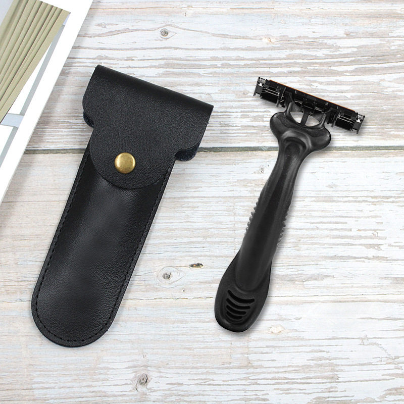 Travel Router Accessories - Manuel Jilet Deri Kılıf, Seyahat Sakal