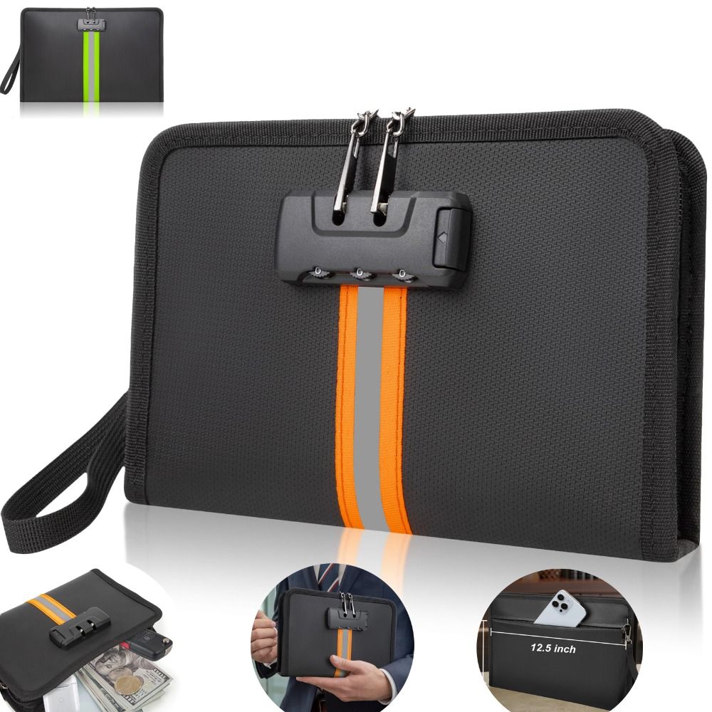 Travel Ziplock Bags - Yanmaz Para Çantası Şifreli Kilit Su