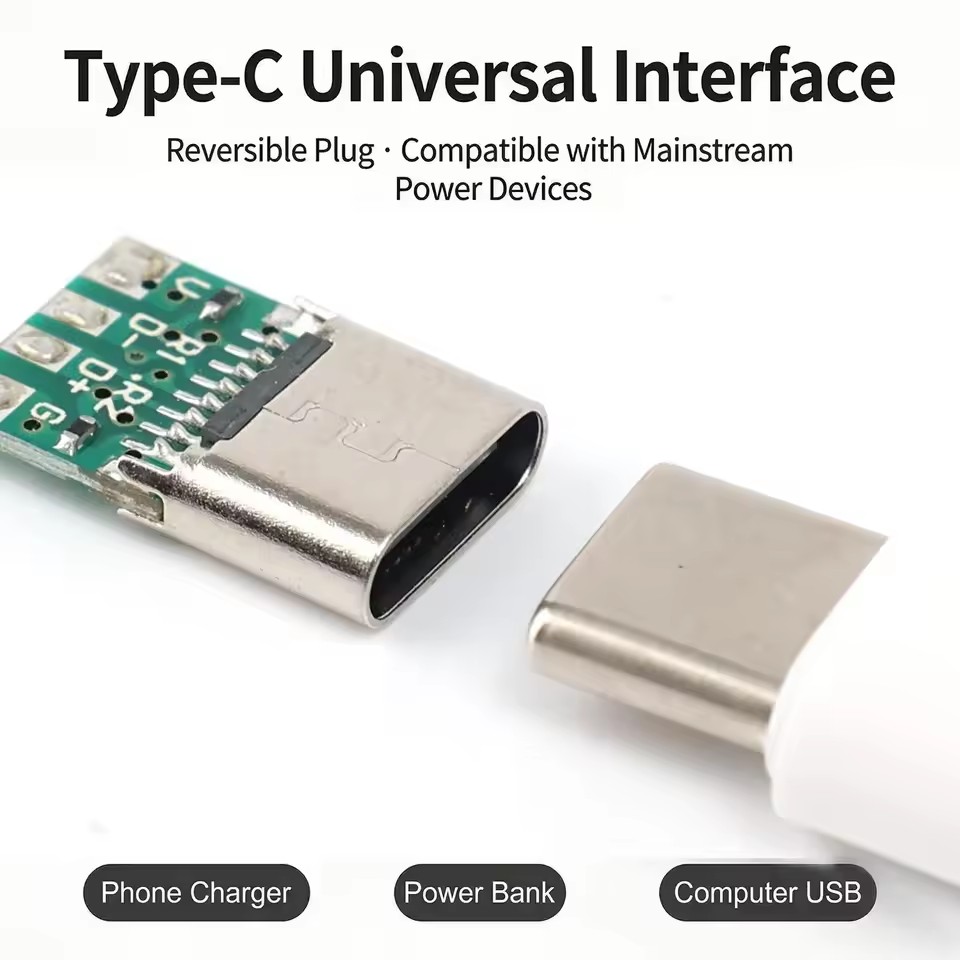 Travel Plug Type C - USB 3.1 Tip C Konnektör 5/6
