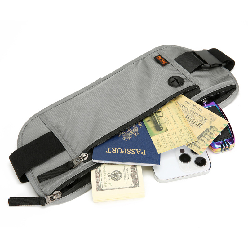 Money Belt Hidden - RFID Engelleyici Su Geçirmez Spor Seyahat