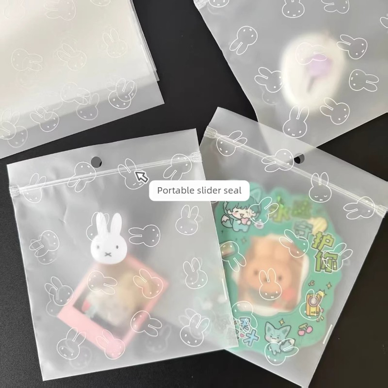 Travel Ziplock Bags - Miffy Tavşan Kawaii Anime Karikatür Buzlu