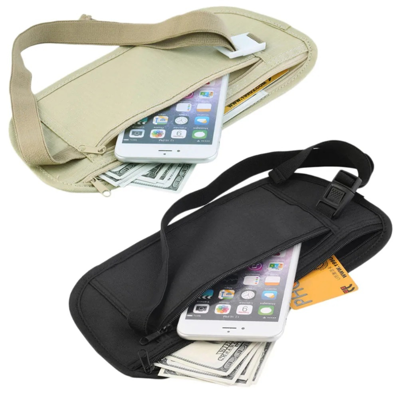 Money Belt Hidden - Gizli Seyahat Bel Çantası, Pasaport ve