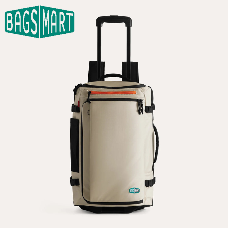 Travel Router Accessories - BAGSMART 43L Düzgün PU Tekerlekli Seyahat