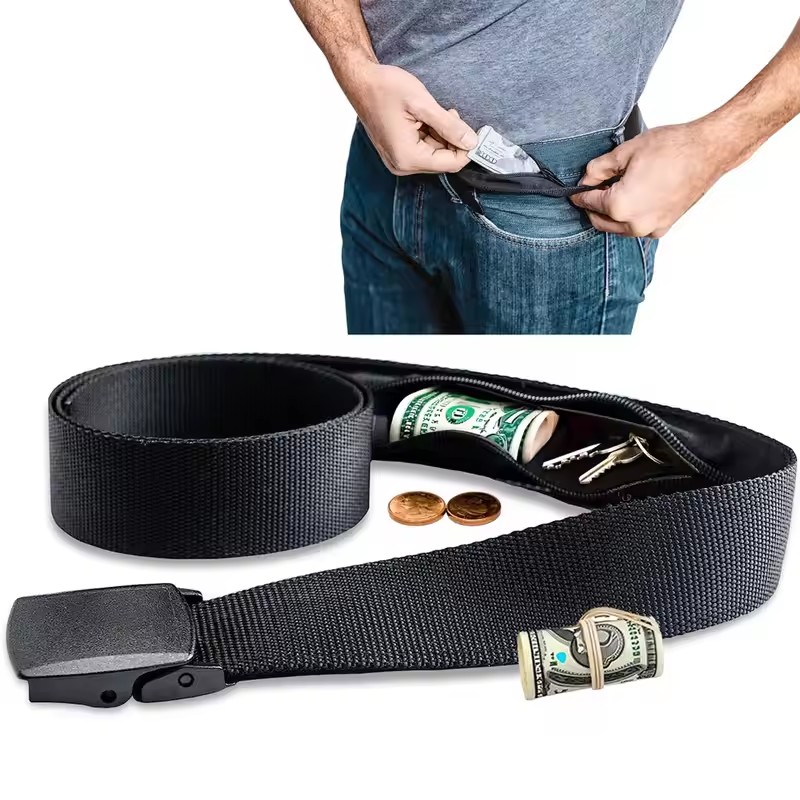 Money Belt Hidden - Yeni Seyahat Nakit Anti Hırsızlık Kemer