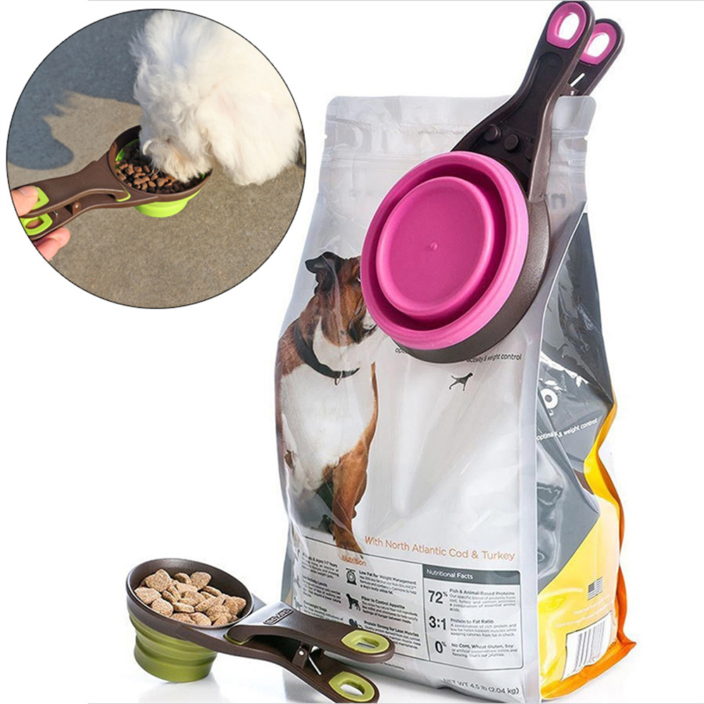 Travel Accessories Dog - Taşınabilir Katlanabilir Silikon Evcil Hayvan Mama