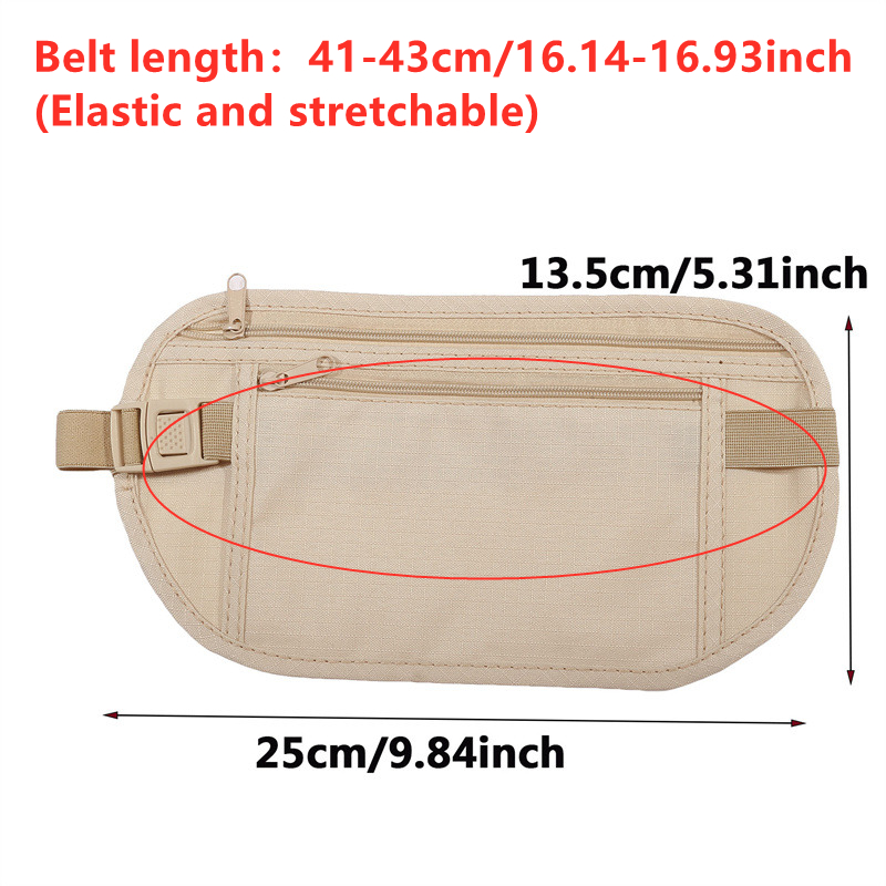 Hırsızlığa Karşı Gizli Bel Çan - Money Belt Hidden incelemesi ve fiyatı