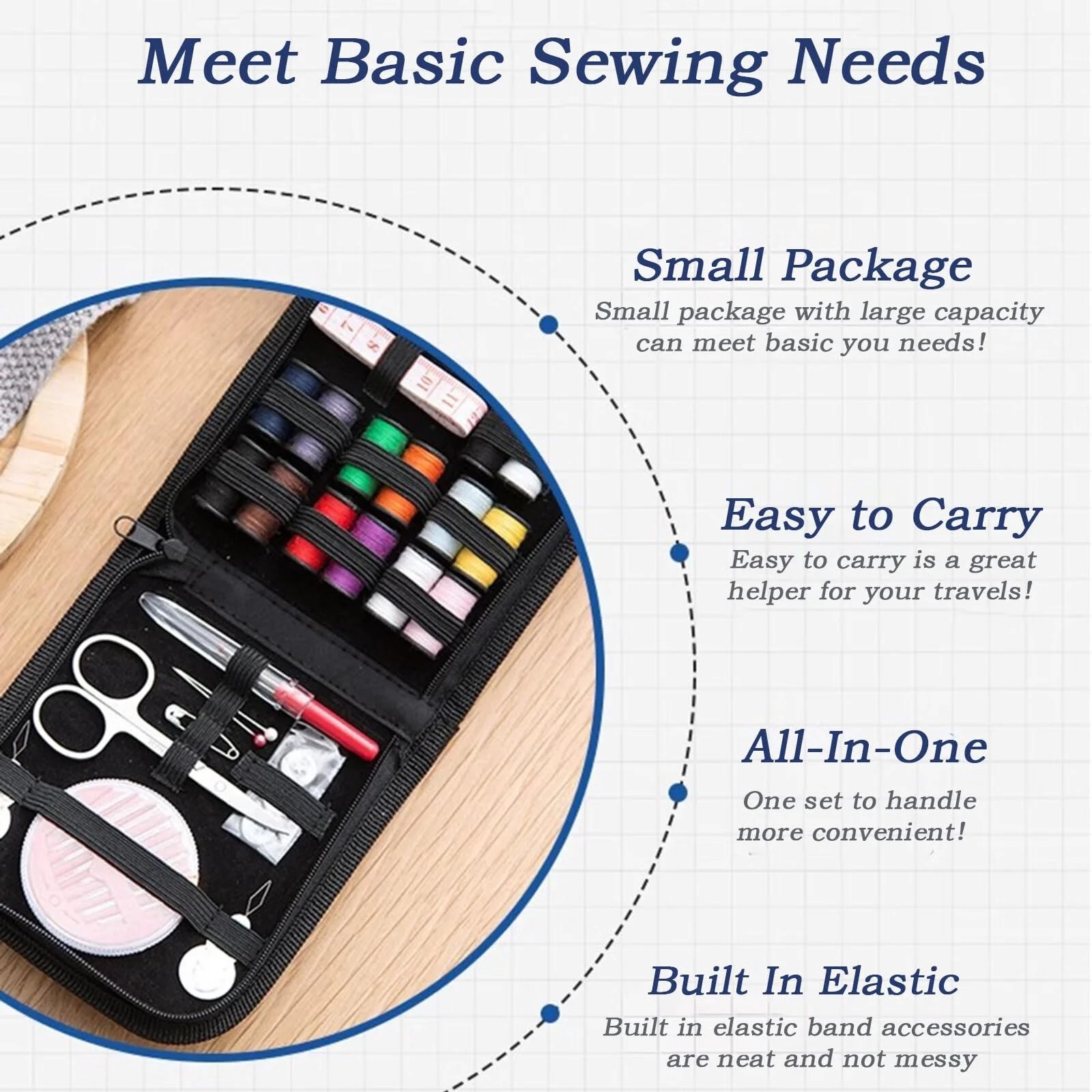 Seyahat Dikiş Seti, 59 Parçalı - Travel Accessories To Sew incelemesi ve fiyatı