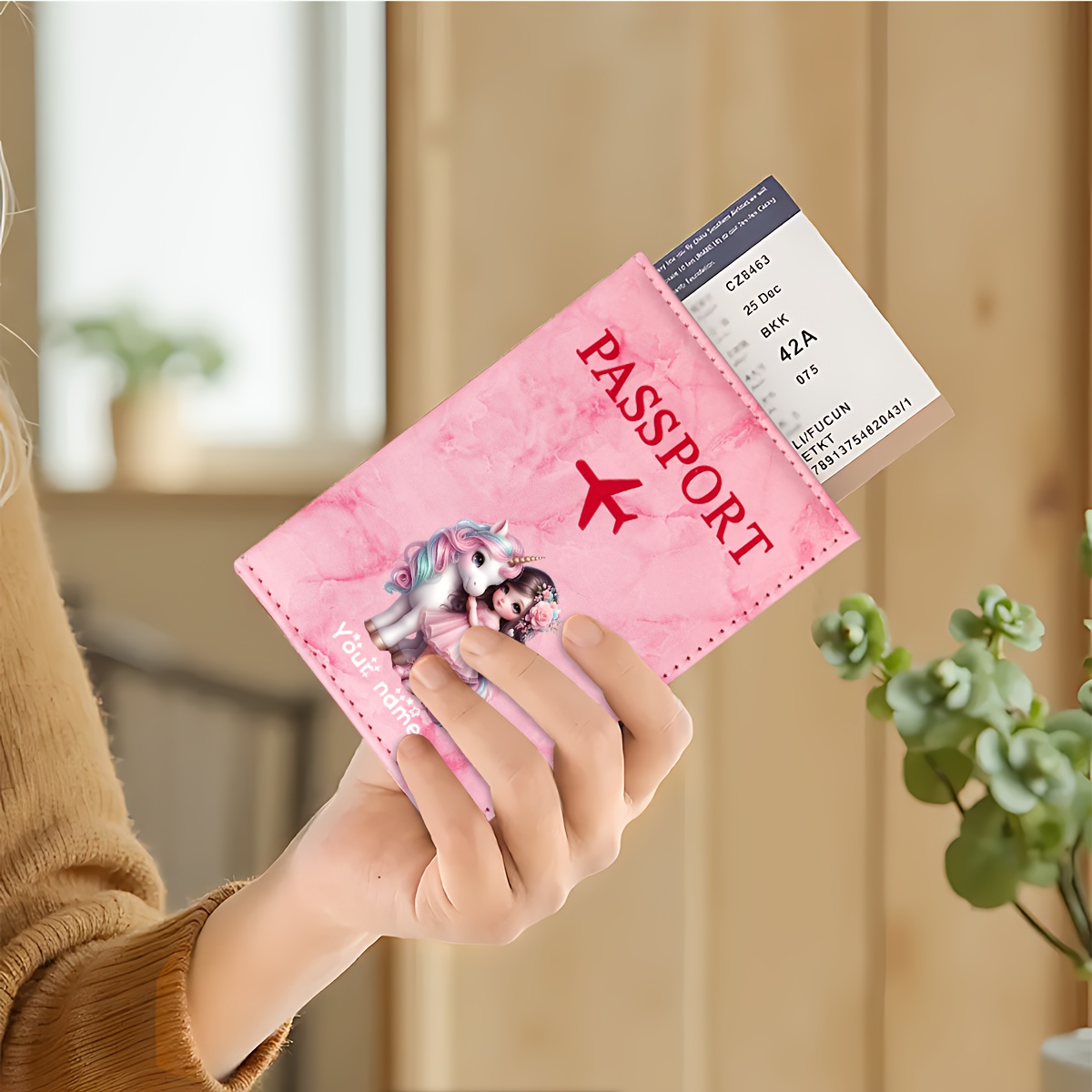 Tek Boynuzlu At Kız Desenli PU - Travel Accessories Plane incelemesi ve fiyatı