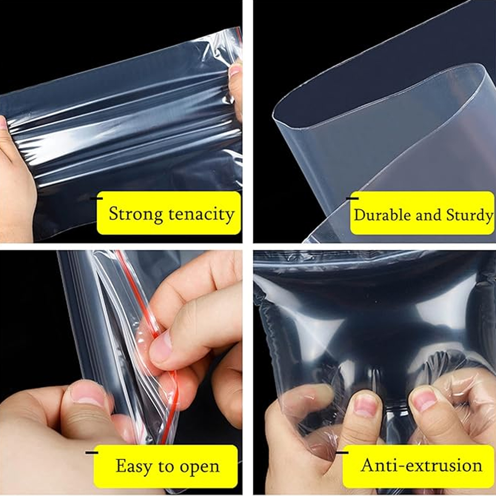 100-1000 Adet Küçük Zip Kilitl - Travel Ziplock Bags incelemesi ve fiyatı