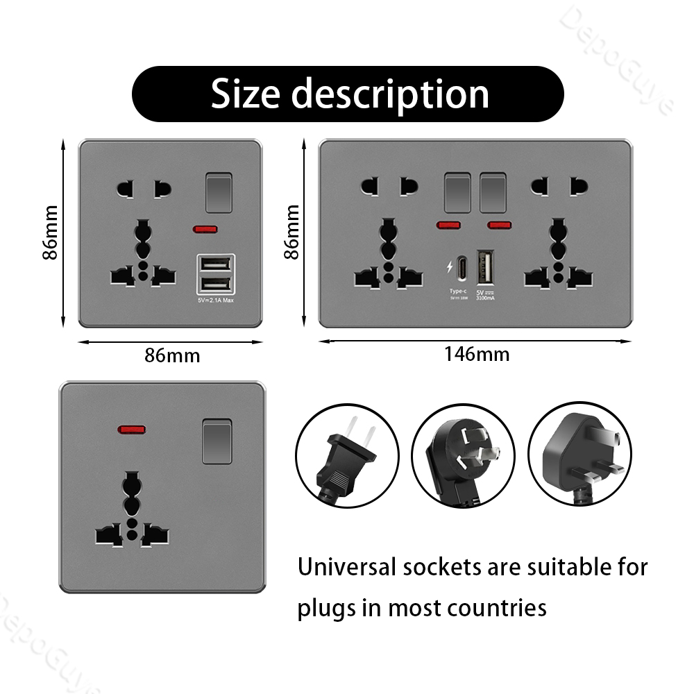 İngiltere 13A USB Tip-c 18W Hı - Travel Accessories Uk incelemesi ve fiyatı