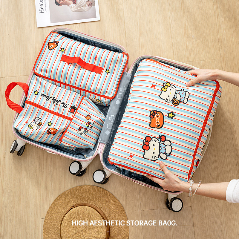 Hello Kitty Çizgili Seyahat Sa - Travel Accessories Wholesale incelemesi ve fiyatı