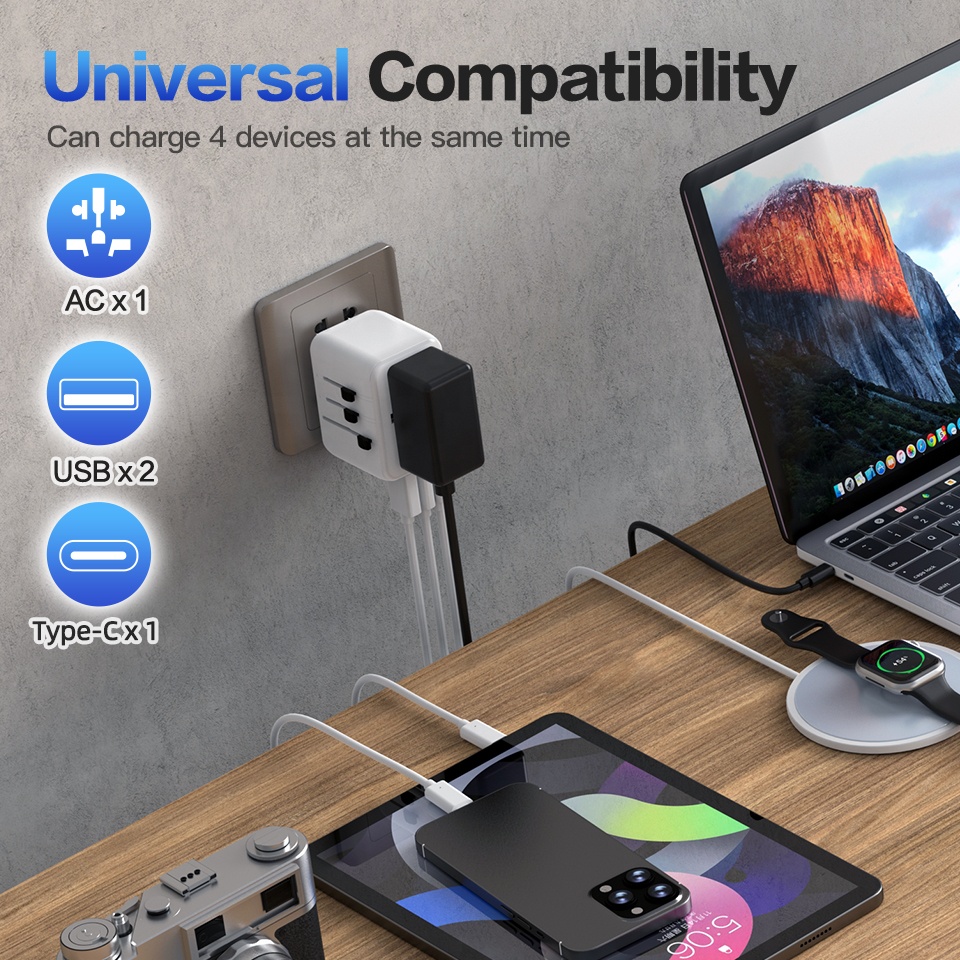 Tip C GaN 20W Şarj Cihazı Çokl - Travel Plug Type C incelemesi ve fiyatı