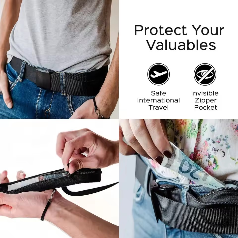 Erkekler için Yeni Seyahat Nak - Money Belt Hidden incelemesi ve fiyatı
