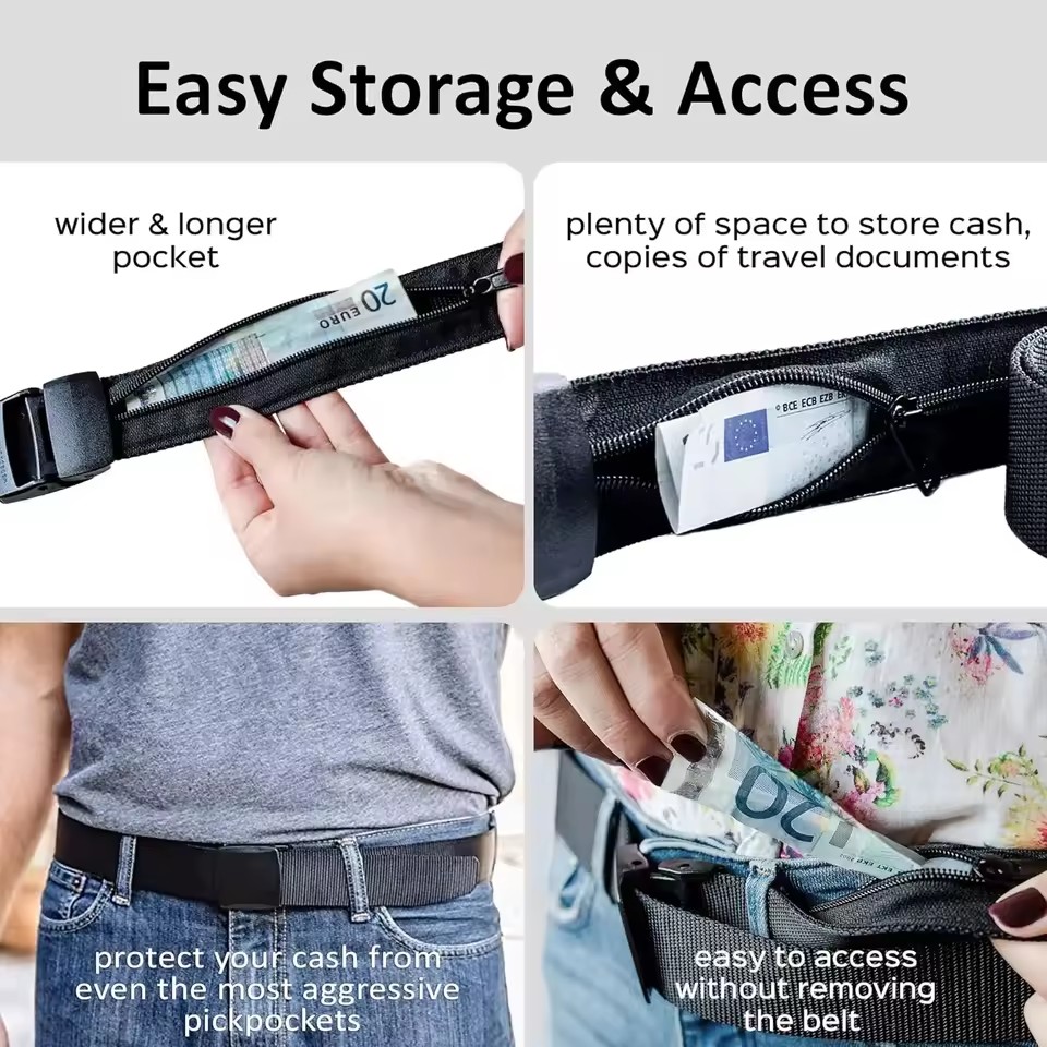 Erkekler için Yeni Seyahat Nak - Money Belt Hidden incelemesi ve fiyatı
