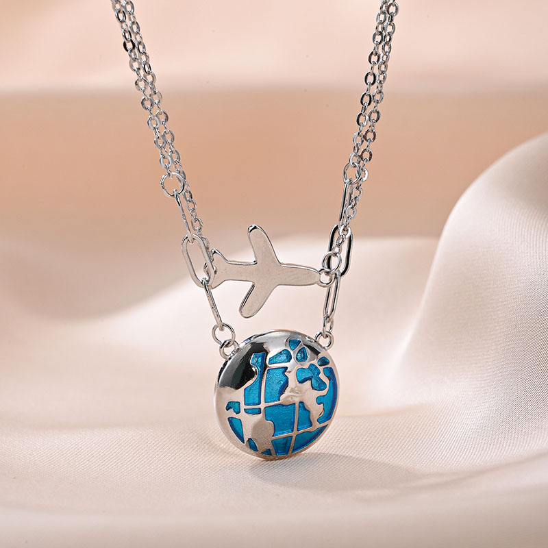 Moda çift zincir küre uçak kol - Travel Accessories Plane incelemesi ve fiyatı