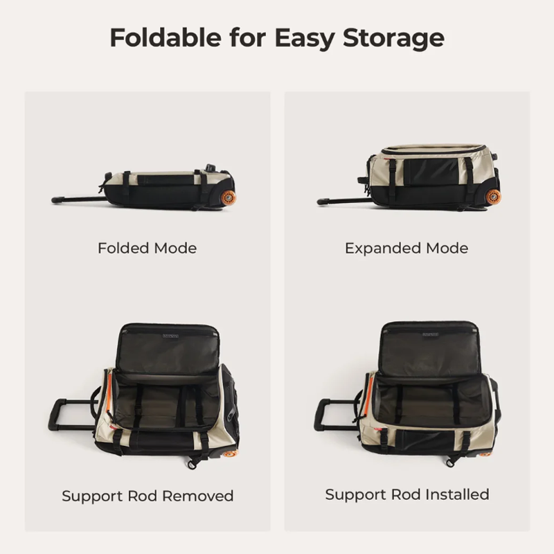 BAGSMART 43L Düzgün PU Tekerle - Travel Router Accessories incelemesi ve fiyatı
